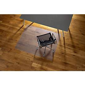 Bodenschutzmatte Ecogrip® Solid-RS Office Products, für Hartböden, VAB®-Haftschicht, rutschfest & schwer entflammbar, 1500 x 1200 mm, PC, transparent