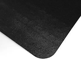Bodenschutzmatte Floortex Advantagemat, für Teppichböden bis H 6 mm, geeignet für Fußbodenheizungen, L 900 x B 1200 mm, Vinyl, schwarz