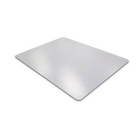 Bodenschutzmatte Floortex Cleartex® Evolutionmat®, rechteckig, für Hartböden, Stärke 1,7 mm, L 1160 x B 1300 mm, verbessertes Polymer, transparent