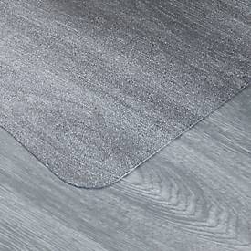 Bodenschutzmatte Floortex Cleartex® Evolutionmat®, rechteckig, für Hartböden, Stärke 1,7 mm, L 1160 x B 1300 mm, verbessertes Polymer, transparent