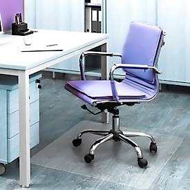 Bodenschutzmatte Floortex Cleartex® Evolutionmat®, rechteckig, für Hartböden, Stärke 1,7 mm, L 1200 x B 900 mm, verbessertes Polymer, transparent