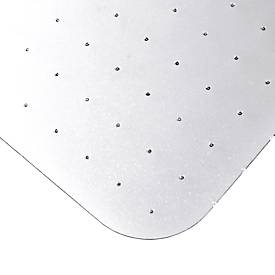 Bodenschutzmatte Floortex Marlon BioPlus, rechteckig, für Teppichböden bis H 12 mm, geeignet für Fußbodenheizungen, L 1500 x B 1160 mm, PC, transparent