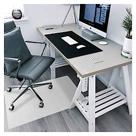 Bodenschutzmatte Floortex Revolutionmat, rechteckig, für Hartböden/Teppichböden, rutschhemmend, L 1170 x B 1450 mm, PP, milchig-transparent