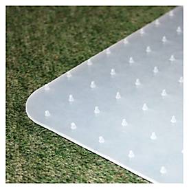 Bodenschutzmatte Floortex Revolutionmat, rechteckig, für Teppichböden bis H 6 mm, geeignet für Fußbodenheizungen, L 730 x B 1170 mm, PP, milchig-transparent
