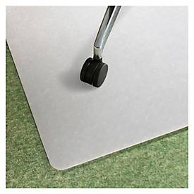 Bodenschutzmatte Floortex Revolutionmat, rechteckig, für Teppichböden bis H 6 mm, geeignet für Fußbodenheizungen, L 900 x B 1170 mm, PP, milchig-transparent