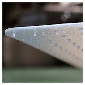 Bodenschutzmatte Floortex Revolutionmat, rechteckig, für Teppichböden bis H 6 mm, geeignet für Fußbodenheizungen, L 900 x B 1170 mm, PP, milchig-transparent