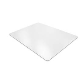 Bodenschutzmatte Floortex Valuemat Plus, rechteckig, für Hartböden, Stärke 1,5 mm, L 1160 x B 1300 mm, PC, transparent