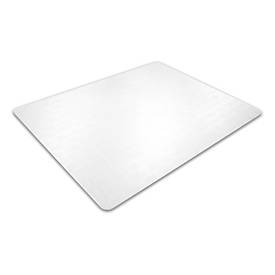 Bodenschutzmatte Floortex Valuemat Plus, rechteckig, für Teppichböden, Stärke 1,9 mm, L 1160 x B 1300 mm, PC, transparent