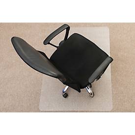Bodenschutzmatte Floortex Valuemat Plus, rechteckig, für Teppichböden, Stärke 1,9 mm, L 1160 x B 1500 mm, PC, transparent