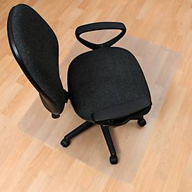 Bodenschutzmatte Floortex Valuemat, rechteckig, für Hartböden, Stärke 1,6 mm, L 1160 x B 1300 mm, Vinyl, transparent