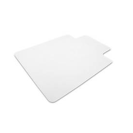 Bodenschutzmatte Floortex Valuemat, rechteckig mit Lippe, für Hartböden, Stärke 1,6 mm, L 1200 x B 900 mm, Vinyl, transparent