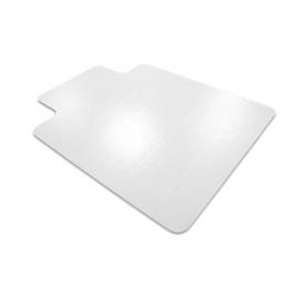 Bodenschutzmatte Floortex Valuemat, rechteckig mit Lippe, für Teppichböden, Stärke 2 mm, L 1200 x B 900 mm, Vinyl, transparent