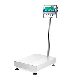 Bodenwaage ae ADAM Gladiator GGL 150, ungeeicht, wasserfest, Ablesbarkeit 5 g/Wägebereich bis 150 kg, RS-232, LED, Plattform B 450 x T 600 mm, Edelstahl