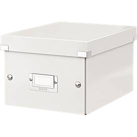 Boîte de rangement Click + Store Leitz®, en carton, pour format A5, blanc