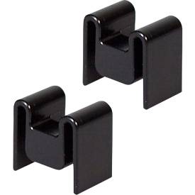 BonTon Verbindungsset für Circubin Abfallbehälter, 2 Kunststoffverbinder, B 15 x T 23 x H 22 mm, anthrazit