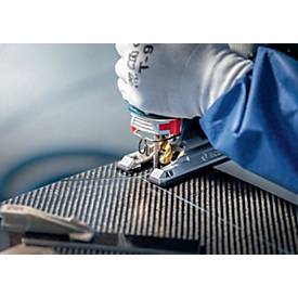 BOSCH Stichsägeblatt T 108 BHM, Carbon Fiber, L 92 mm, Zahnteilung 2,2 mm, für CFK GFK, T-Schaft