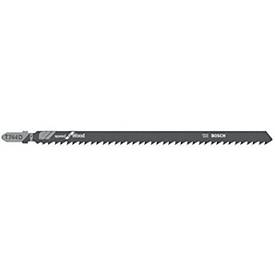 BOSCH Stichsägeblatt T 744 D, HCS, L 180 mm, Zahnteilung 4 mm, geschränkt/geschliffen, 3 Stück