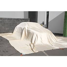 Brandbegrenzungsdecke S-TYPE, für E-KFZ und Li-Akkus, 2-seitig beschichtet, bis 1200 °C, mit Trolley Größe XL, L 7500 x B 9000 mm, HT-Silikat, gold