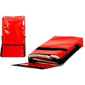 Brandbegrenzungsdecke S-TYPE, für HV- und Li-Ion-Akkus, 2-seitig beschichtet, bis 1200 °C, mit Wandtasche, L 1500 x B 2000 mm, HT-Silikat, gold