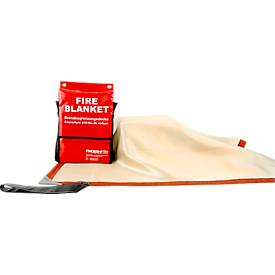 Brandbegrenzungsdecke S-TYPE, für HV- und Li-Ion-Akkus, 2-seitig beschichtet, bis 1200 °C, mit Wandtasche, L 3000 x B 4000 mm, HT-Silikat, gold