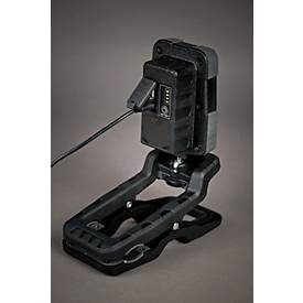 Brennenstuhl Akku-LED-Arbeitsleuchte CL 1050 MA, Clip-System, bis zu 12h, 950 lm, IP65, integrierte USB-Powerbank, schwarz