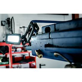 Brennenstuhl Akku-LED-Arbeitsleuchte CL 1050 MA, Clip-System, bis zu 12h, 950 lm, IP65, integrierte USB-Powerbank, schwarz