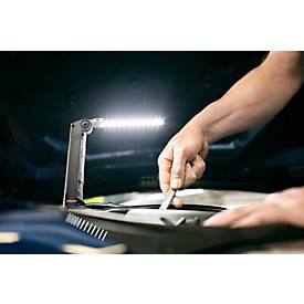 Brennenstuhl Akku LED Handleuchte SANSA 401 A, 400 Lumen, dimmbar, Magnetbefestigung, USB-C, schwarz, IP20, 300 mm hoch