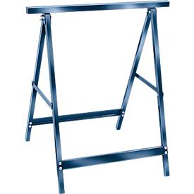 Brennenstuhl Arbeitsbock MB 110, 110 kg Tragkraft, Stahl-Vierkantrohr, zusammenklappbar, mit Kunststoffbeschichtung, B 80 x H 710 mm