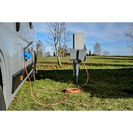 Brennenstuhl CEE Camping-Verlängerungskabel 25m, IP44, Ölbeständig, Orange, 230V/16A, Schutzkontakt-Kombisteckdose