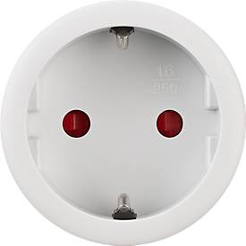 Brennenstuhl Comfort-Line Funkschalt-Set MINI 3+1, 3 Funksteckdosen, 1 Handsender, bis 2300 W, 25 m Reichweite, für den Innenbereich, erhöhter Berührungsschutz, B 148 x H 100 mm, weiß, inkl. Batterien