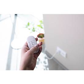 Brennenstuhl Comfort-Line Funkschalt-Set MINI 3+1, 3 Funksteckdosen, 1 Handsender, bis 2300 W, 25 m Reichweite, für den Innenbereich, erhöhter Berührungsschutz, B 148 x H 100 mm, weiß, inkl. Batterien