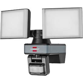 Brennenstuhl Connect WiFi LED Duo Strahler WFD 3050 P, Bewegungsmelder, 30 W, 3500 lm, IP54, App- und Sprachsteuerung, f