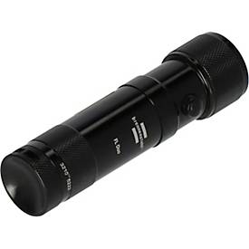 Brennenstuhl Eco-LED Laser Light, 8xLED, Metallgehäuse, Laserpointer, 720 Min. Leuchtdauer, IP20, schwarz