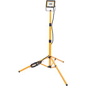 Brennenstuhl JARO 2000T led werfverlichting op statief, voor binnen en buiten, 20 W, 1870 lm, in hoogte verstelbaar en zwenkbaar, kabel, IP65