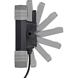 Brennenstuhl LED Arbeitsstrahler DINORA 10050, 10600lm, 5700K, IP54, dimmbar, Kunststoff gummiert, 5m Kabel, schwarz