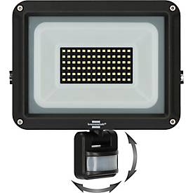 Brennenstuhl LED Außenstrahler JARO 7060 P, 50W, 5800lm, IP65, Bewegungsmelder 180°, Aluminium, schwarz