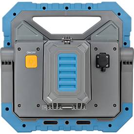 Brennenstuhl LED Hybrid Arbeitsstrahler BS 8050 MH, 82 W, Akku- und Netzbetrieb, dimmbar, 7900 lm, 5000K, IP55, L 310 x B 310 x H 180 mm, blau/grau