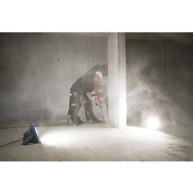 Brennenstuhl LED Hybrid Arbeitsstrahler BS 8050 MH, 82 W, Akku- und Netzbetrieb, dimmbar, 7900 lm, 5000K, IP55, L 310 x B 310 x H 180 mm, blau/grau