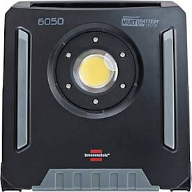 Brennenstuhl LED Hybrid Baustrahler 6050 MH, 6200 Lumen, Aludruckguss, IP65, 6500K, 11 Markenkompatibel, schwarz