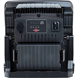 Brennenstuhl LED Hybrid Baustrahler 6050 MH, 6200 Lumen, Aludruckguss, IP65, 6500K, 11 Markenkompatibel, schwarz