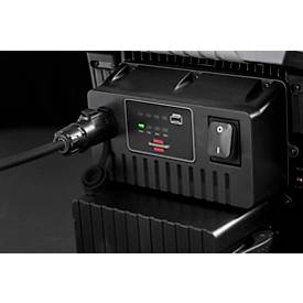 Brennenstuhl LED Hybrid Baustrahler 6050 MH, 6200 Lumen, Aludruckguss, IP65, 6500K, 11 Markenkompatibel, schwarz