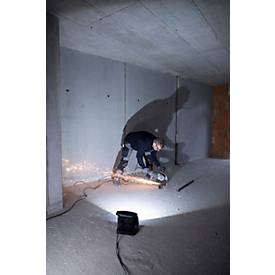 Brennenstuhl LED Hybrid Baustrahler 6050 MH, 6200 Lumen, Aludruckguss, IP65, 6500K, 11 Markenkompatibel, schwarz