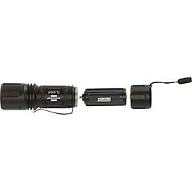 Brennenstuhl LED Taschenlampe LuxPremium TL 410 F, 350 Lumen, stufenloser Fokus, Aluminium, IP44, 136 m Leuchtweite