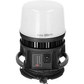 Brennenstuhl Multi Battery LED 360° Hybrid Baustrahler, Akku-Statusanzeige, 4 Schaltstufen, Netz- & Akkubetrieb, 100W, 12000 lm, IP54, schwarz