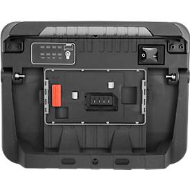 Brennenstuhl Multi Battery LED Akku Strahler 3000 MA, 3150 lm, 4 Schaltstufen, Kippschutzfunktion, mit Griff, Akku-Statusanzeige, IP65, schwarz