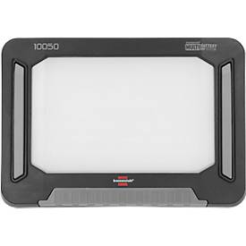 Brennenstuhl Multi Battery LED Baustrahler 10050 MH, Akku- und Netzbetrieb, Batterieanzeige, ergonomischer Griff, 100W, 12500 lm, IP55, L 177 x B 354 x H 258 mm, schwarz