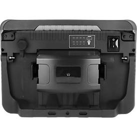 Brennenstuhl Multi Battery LED Baustrahler 10050 MH, Akku- und Netzbetrieb, Batterieanzeige, ergonomischer Griff, 100W, 12500 lm, IP55, L 177 x B 354 x H 258 mm, schwarz