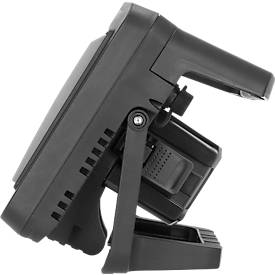 Brennenstuhl Multi Battery LED Baustrahler 10050 MH, Akku- und Netzbetrieb, Batterieanzeige, ergonomischer Griff, 100W, 12500 lm, IP55, L 177 x B 354 x H 258 mm, schwarz