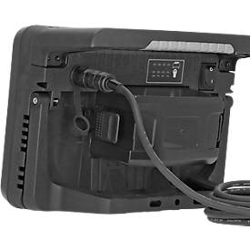 Brennenstuhl Multi Battery LED Baustrahler 10050 MH, Akku- und Netzbetrieb, Batterieanzeige, ergonomischer Griff, 100W, 12500 lm, IP55, L 177 x B 354 x H 258 mm, schwarz