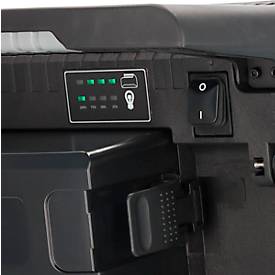 Brennenstuhl Multi Battery LED Baustrahler 10050 MH, Akku- und Netzbetrieb, Batterieanzeige, ergonomischer Griff, 100W, 12500 lm, IP55, L 177 x B 354 x H 258 mm, schwarz